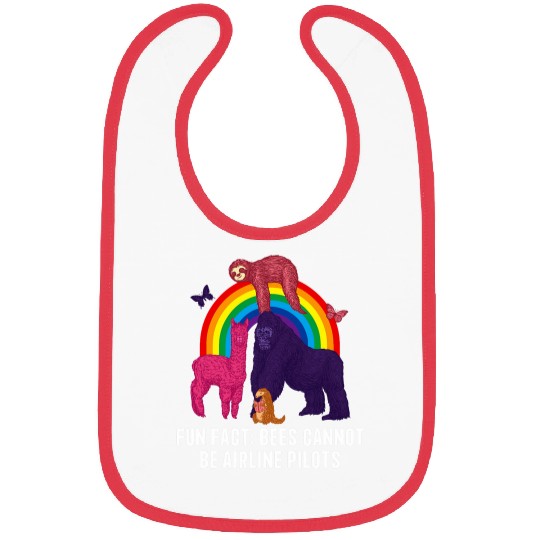 Bees Cannot Be Airline Pilots Funny Animal Pun Humor Bibs