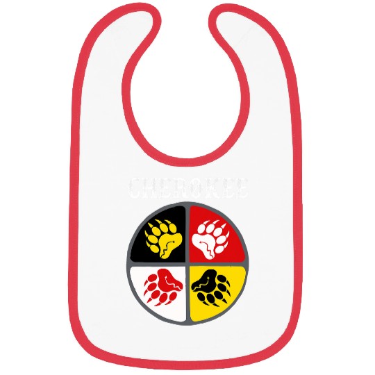 Cherokee Tribe Native American medicines Wheel Bibs