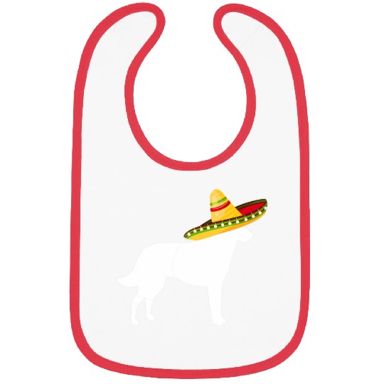 Belgian Malinois Sombrero Cinco De Mayo Funny Dog Bibs