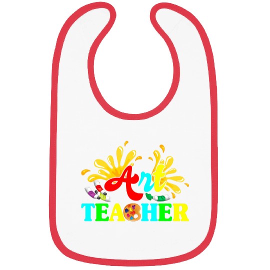 Art Teacher School Creative Artist Bibs