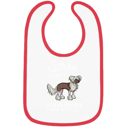 Chinese Crested Powderpuff Dog Puppies Owner Lover 1 Bibs