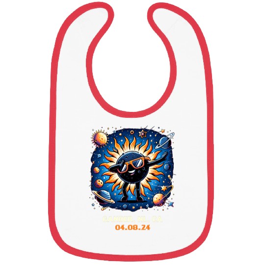 Dabbings Total Solar Eclipse Gander Newfoundland Canada Bibs