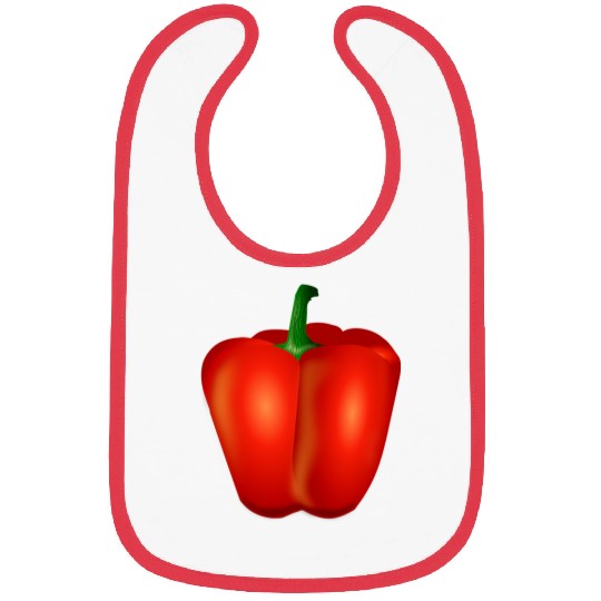 Red Bell Pepper Vegetarian Vegetable Bibs