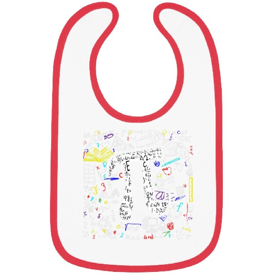 I Love Math Pi   Math Lovers Gift Bibs