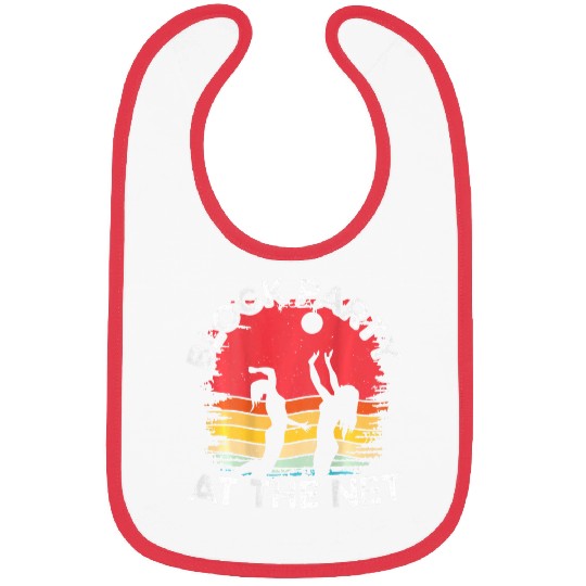 Block Party At The Net Backprint Volleyball Coach Bibs