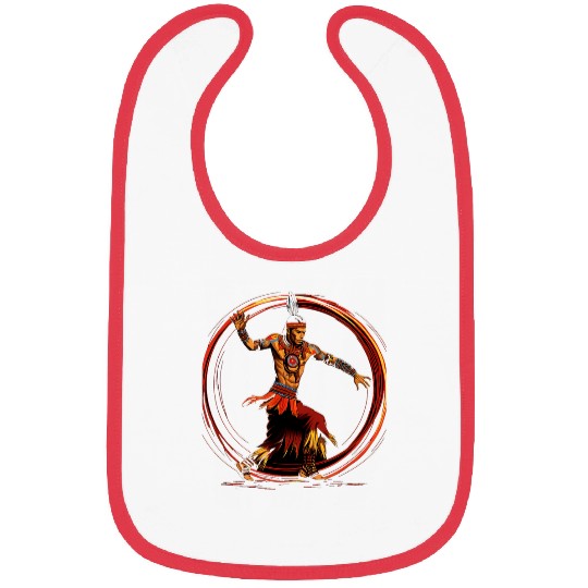 Hoop Dancer Native American Indian Tribe Tribal Dance Men 1 Bibs