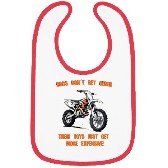 Fathers Day Expensive Toys Dirt Bike Version Bibs