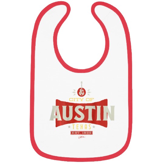 JCombs Austin Texas with Guitar Music Bibs
