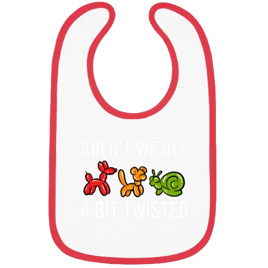 Balloon Animal Artist Twister Twisting 2 Bibs