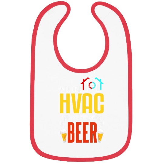 HVAC Tech Funny Beer Lover Joke HVAC Mechanic Bibs