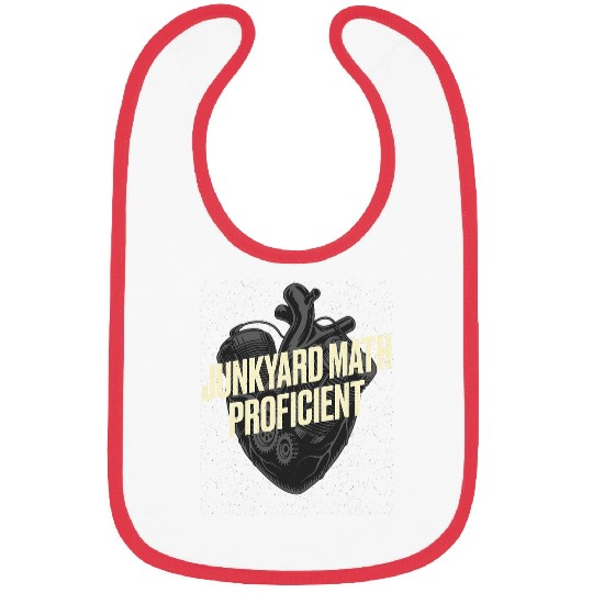 Junkyard Math Proficient Mechanic Dad Maintenance Man Daddy 21 Bibs