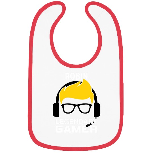 Robin Name Gift 2Personalized Legendary Gamer 21 Bibs