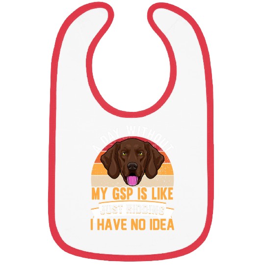 German Shorthair Pointer Apparel GSP Dog Lovers 2 Bibs