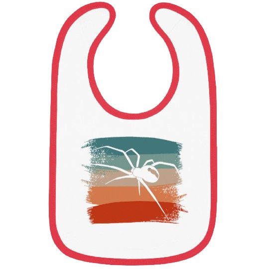 Retro vintages Black Widow Spider Spiders Bibs