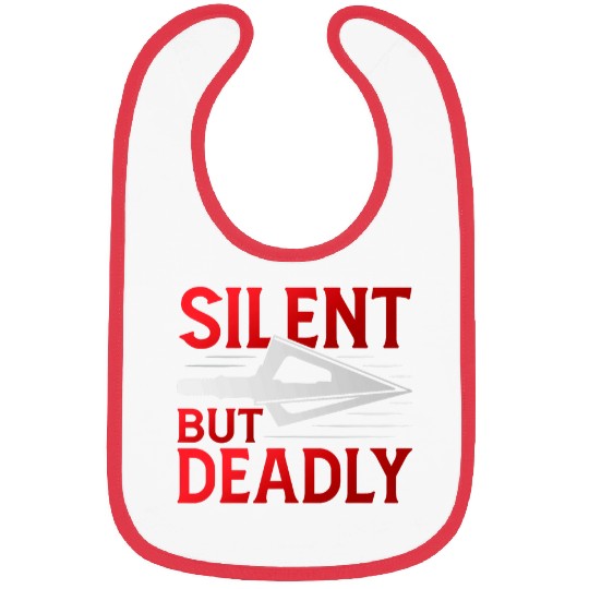 Funny Arrowhead Archery Silent But Deadly Bibs