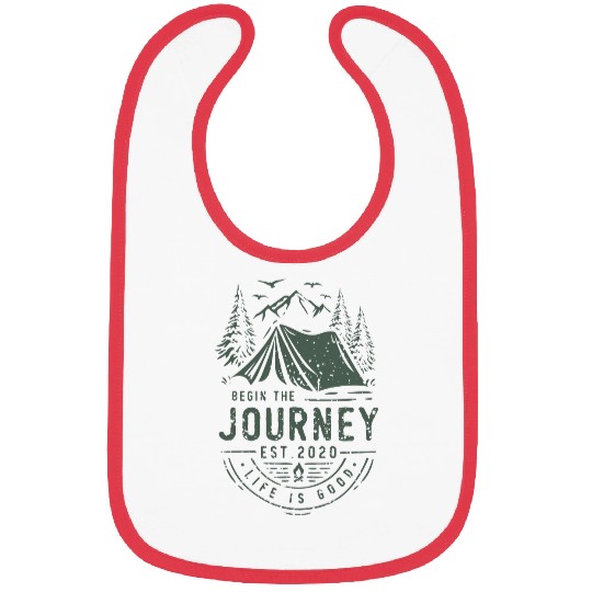 Camping Journey Life is Good vintages Retro Bibs