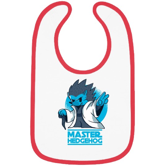 Lacrosse Gift Master Hedgehog Funny Powerful Porcupine Space Character Bibs