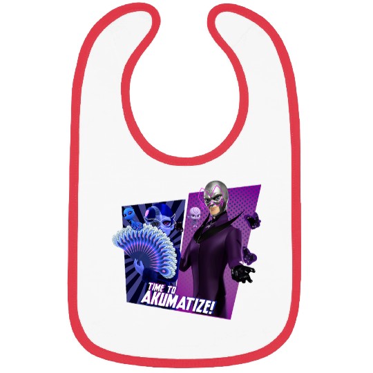 Miraculous Ladybug Hawk Moth and Mayura Time To Akumatize Bibs