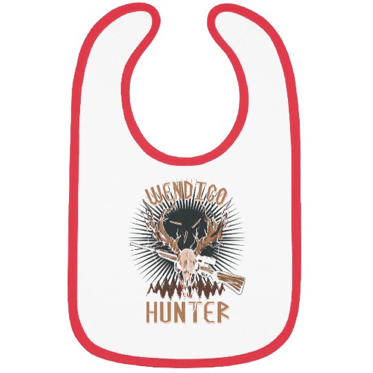 Funny Wendigo Cryptid Skin Walker Folklore Cryptozoology Bibs