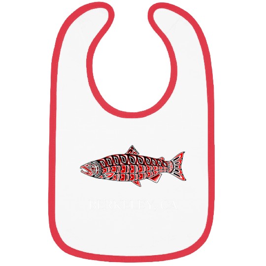 Berkeley californias Coho Salmon Fish Native American Bibs