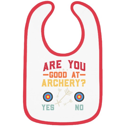 Funny Archery vintages Joke Archery targets Marksman Bow Pun Bibs