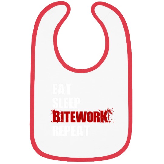 Eat Sleep Bitework Repeat Belgian Malinois German Shepherd Bibs