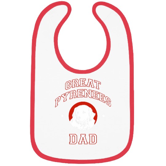 Great Pyrenees Dad Dog Father Bibs