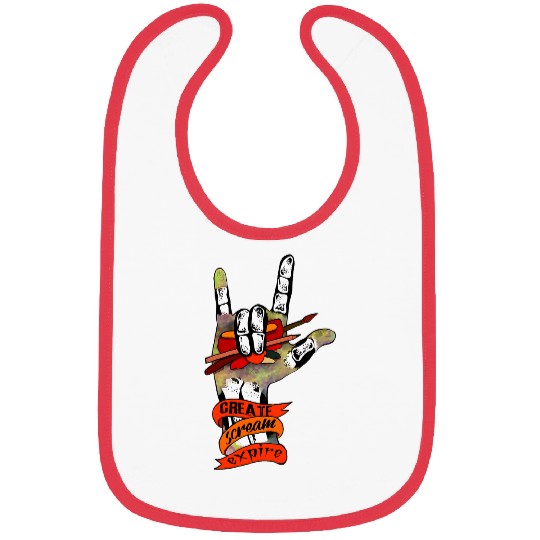 Create Scream Expire Spookey Artist Bibs