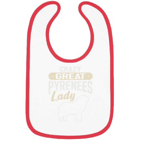Great Pyrenees Dog crazys Great Pyrenees Lady Bibs