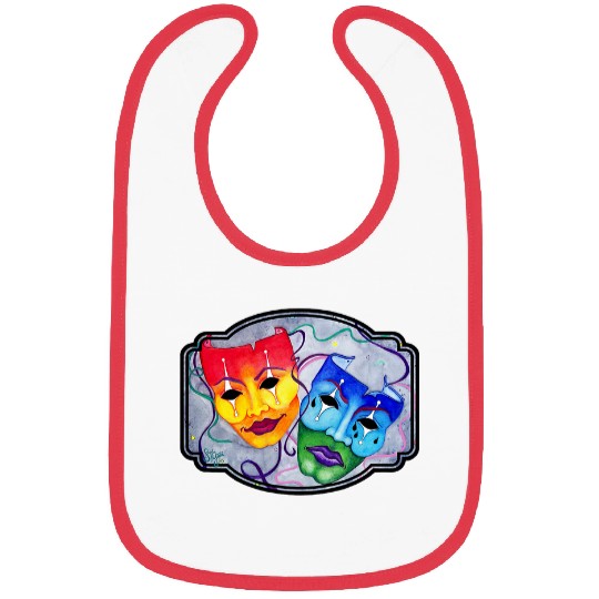 Comedy and Tragedy Bibs