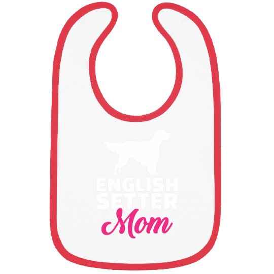 English Setter mom Bibs