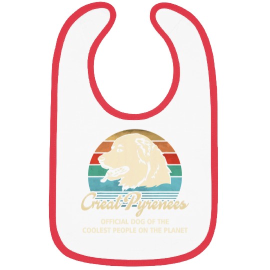 Great Pyrenees Official Dog Of The Coolest People Bibs