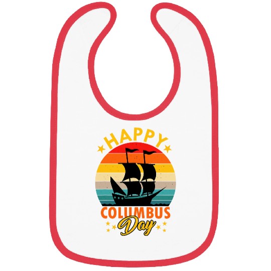 Happy Columbus Day 1942 Bibs