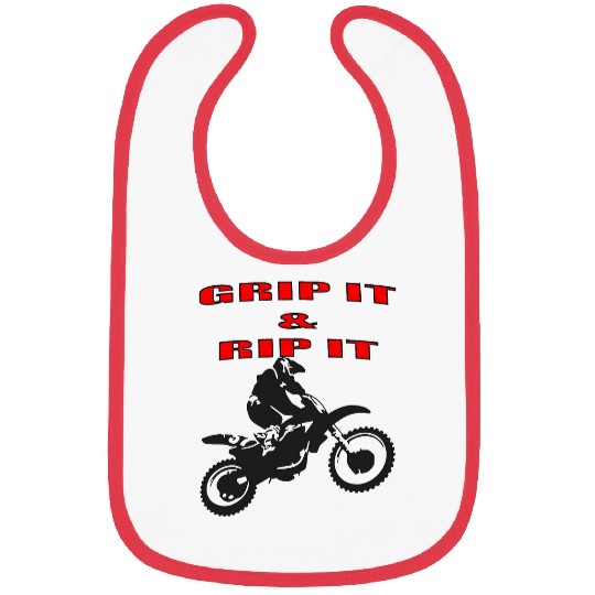 Grip It and Rip It Dirt Bike Racer 1 Bibs