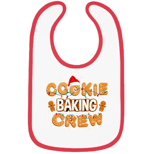 Christmas Cookie Baking Crew Gingerbread Bibs