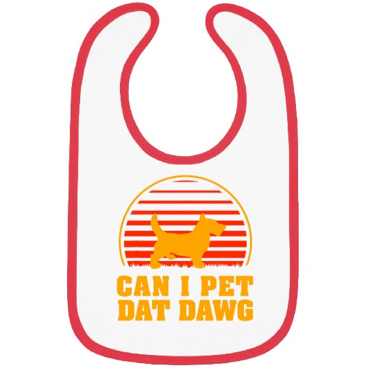 Can I Pet Dat Dawg Scottie Dog Lover Scottish Terrier Pets Bibs