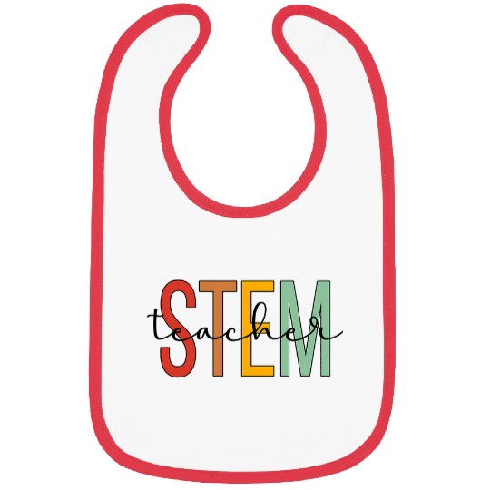 STEM Teacher Science Technology Engineering Math Boho Bibs