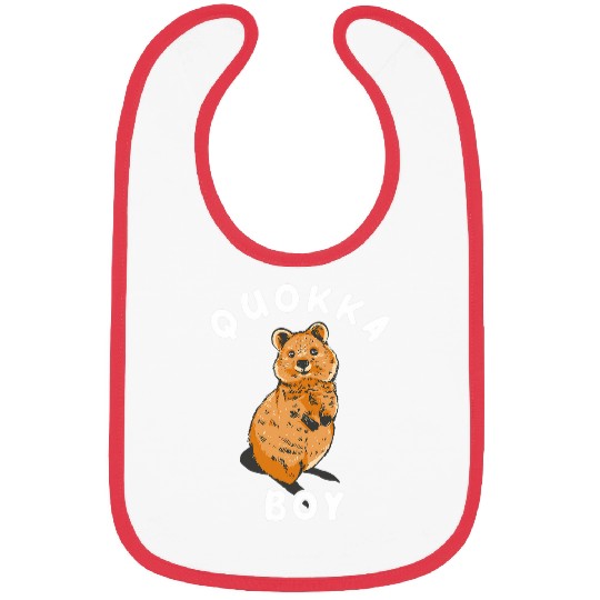 quokkas Boy Wildlife Aussie Western Australian quokkas Animal Bibs