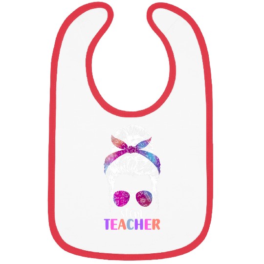 STEM Teacher Science Technology Engineering Math 25 Bibs