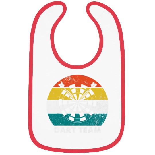 Dart Team Funny Retro vintages Style Dart Lover Player Coach Bibs