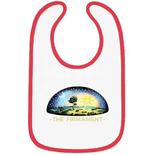 Flat earth model with dome 2Firmament flat earth Bibs