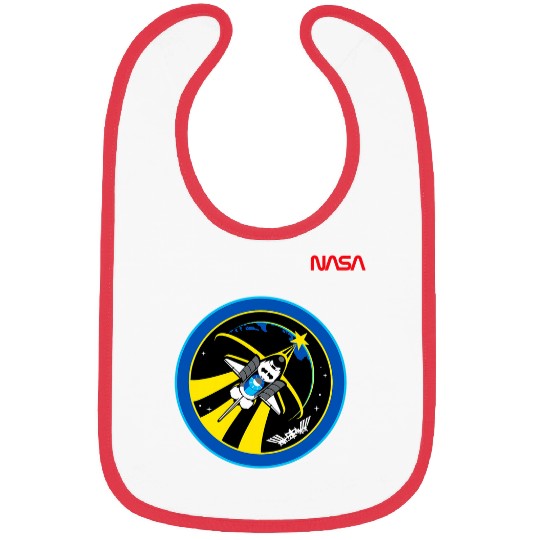 Lacrosse Gift NASA Space Shuttle STS 131 Mission Crew Worm Logo Bibs