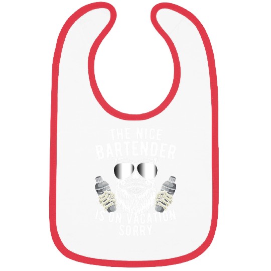 The Nice Bartender Is On Vacation Mixologist Pub Bartending Bibs