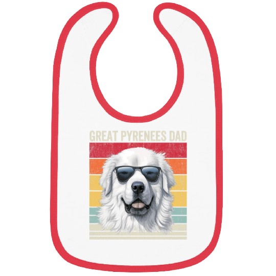 Great Pyrenees Dad Bibs