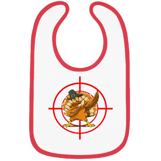 Turkey Hunting targets Turkey Hunter Thanksgiving Dinner Bibs
