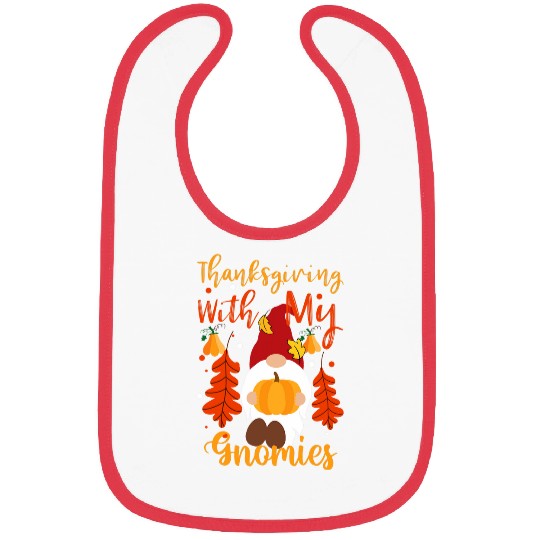 Turkey Autumn Fall Pumpkin Funny Thanksgiving Day Bibs