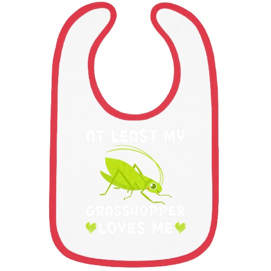 My Grasshopper Loves Me Funny Insect Collector Bibs