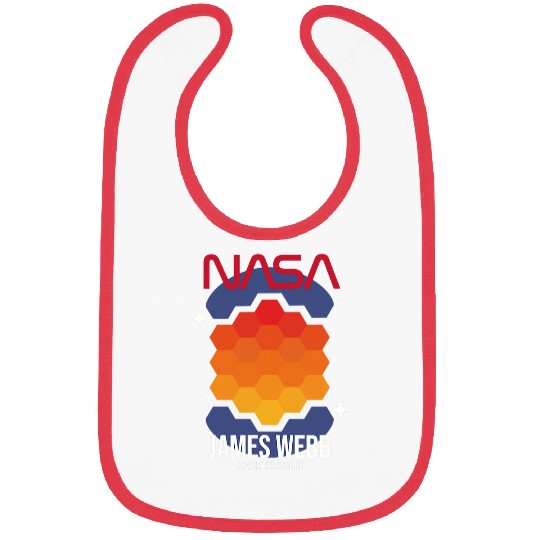 Lacrosse Gift NASA James Webb Space Telescope JWST Worm Logo Bibs