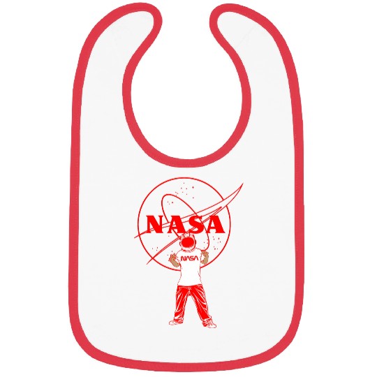 Lacrosse Gift NASA Astronaut Cool Insignia Worm Logo 21 Bibs