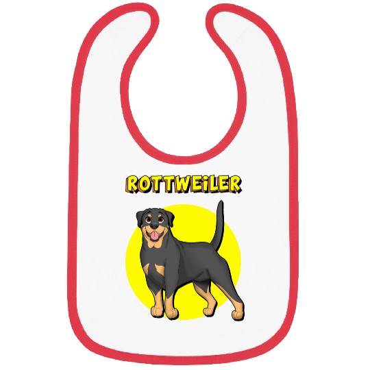 Cute Rottweiler Bibs